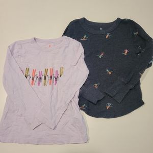 Bundle of 2 long sleeve shirts